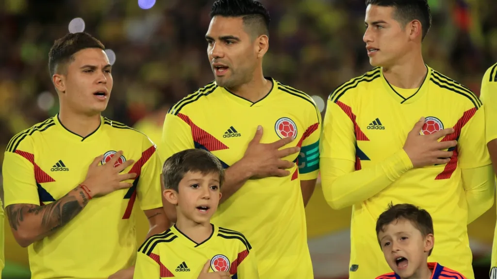 Fotbalisté Kolumbie