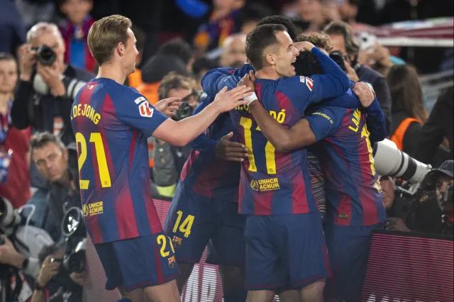 Barcelona vyhrála s Espaňolem a odskočila Realu o devět bodů