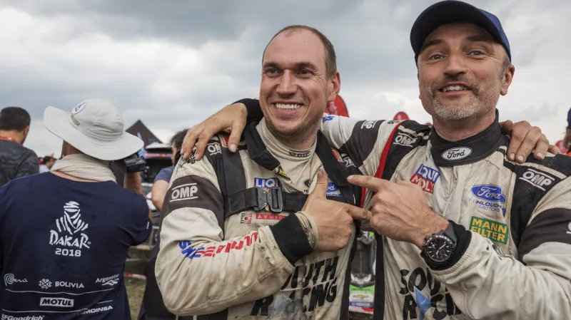 David Křípal (vlevo) s Tomášem Ouředníčkem