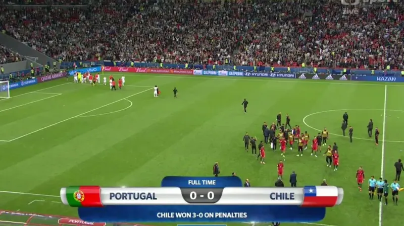 Sestřih utkání Portugalsko - Chile