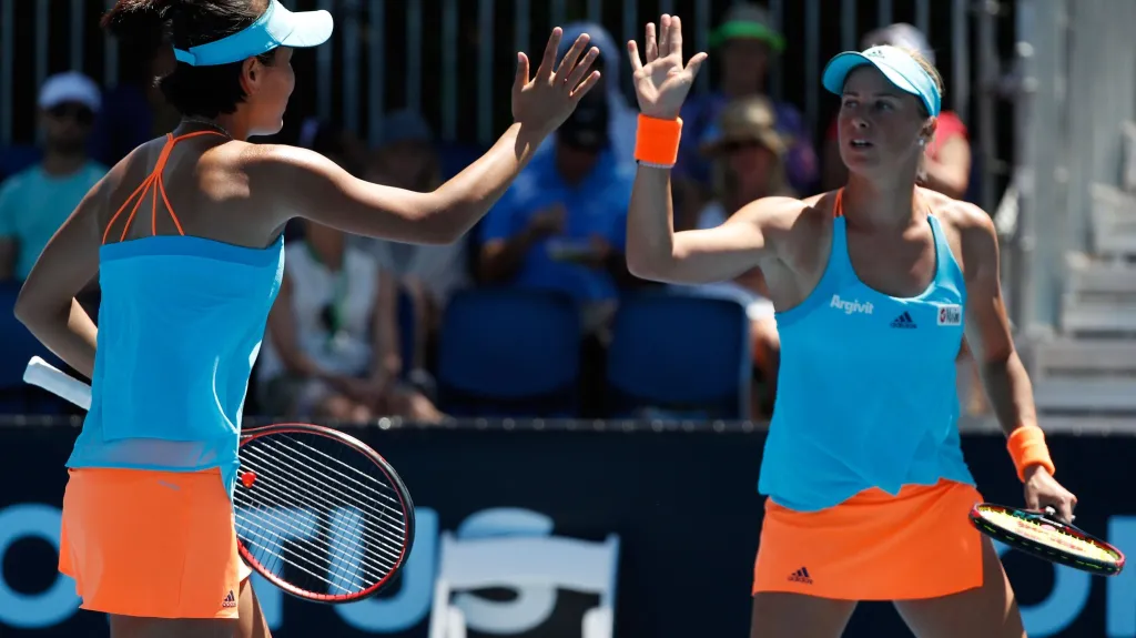 Andrea Hlaváčková se Shuai Peng