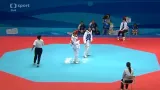 Taekwondistka Šimánková skončila na Hrách mládeže ve čtvrtfinále