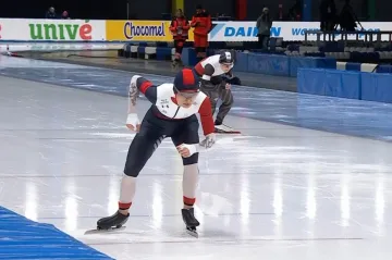 Nikola Zdráhalová na startu zlatého kilometru na ME