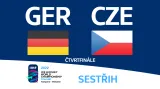 Sestřih čtvrtfinále Německo - Česko