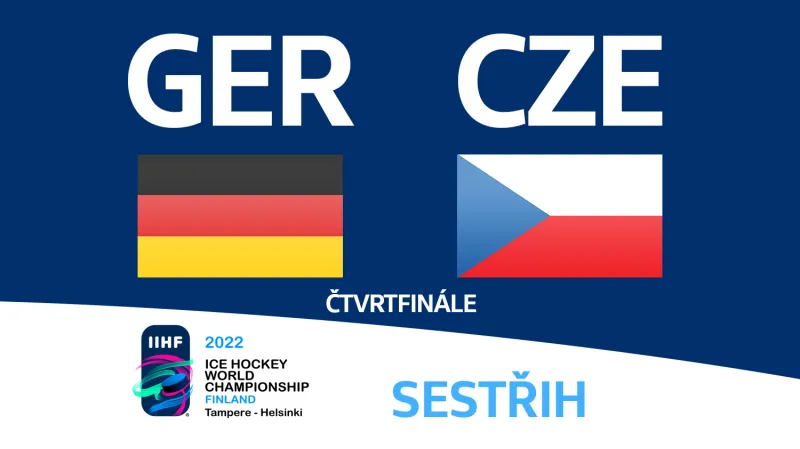 Sestřih čtvrtfinále Německo - Česko