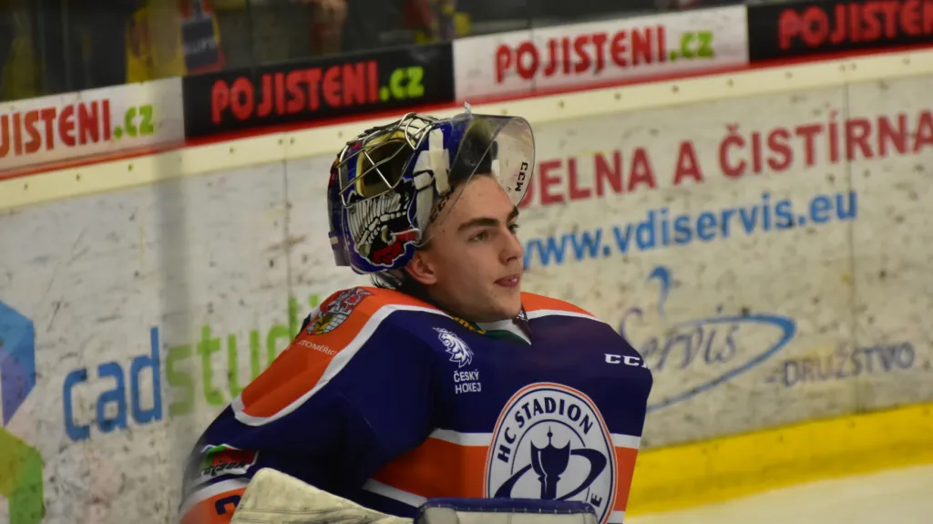 Litoměřický brankář Adam Beran