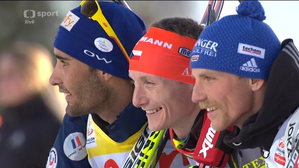 Ondřej Moravec na stupních vítězů