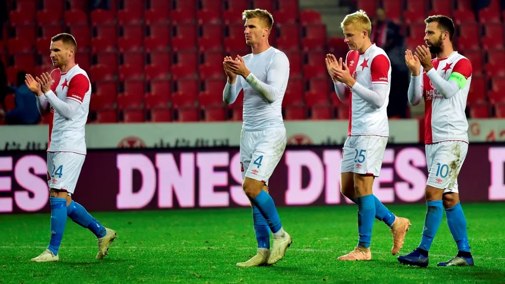 Fotbalisté pražské Slavie