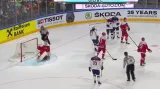Gól v utkání USA - Dánsko: Gaudreau - 3:1 (19. min.)