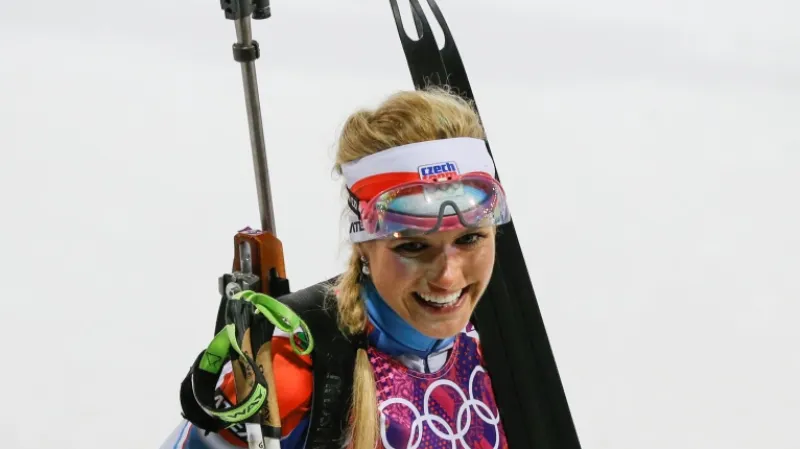 Šťastná Gabriela Soukalová