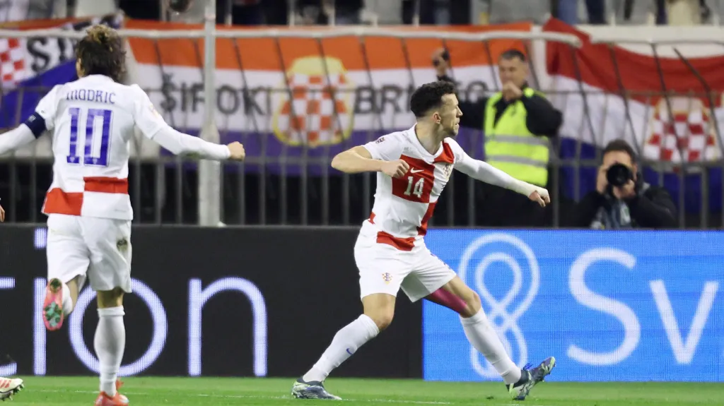 Radost fotbalistů Chorvatska