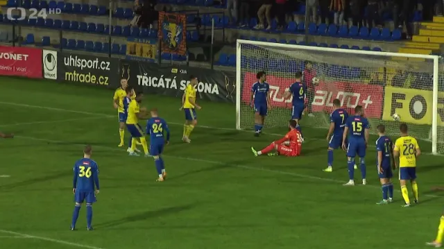 Zlín vyřadil v MOL Cupu druholigovou Jihlavu