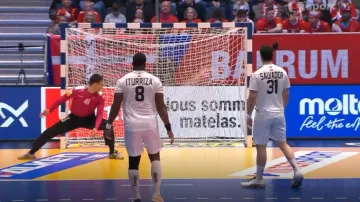 Tříbrankové vedení Francouzů v prvním poločase