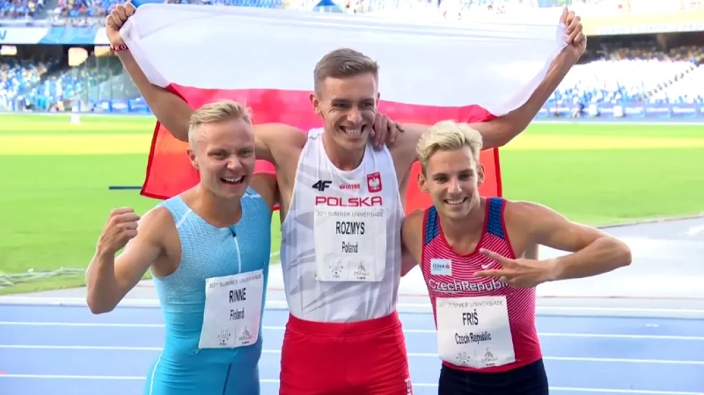 Friš získal ve finiši patnáctistovky na univerziádě stříbro