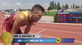 Vítězství Müllera v běhu na 400 metrů překážek