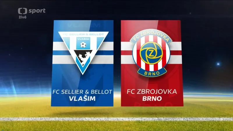 Sestřih utkání Vlašim - Zbrojovka Brno