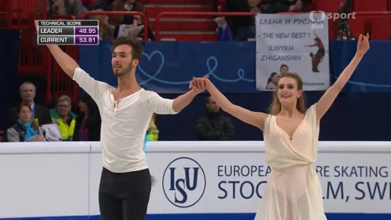 Volný tanec prvního páru Papadakisová - Cizeron