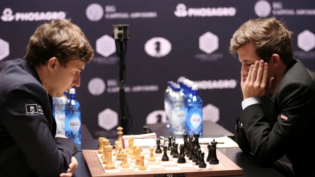 Sergej Karjakin a Magnus Carlsen