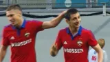 Gól v utkání CSKA Moskva - Sparta Praha: Dzagojev - 1:0 (14. min.)