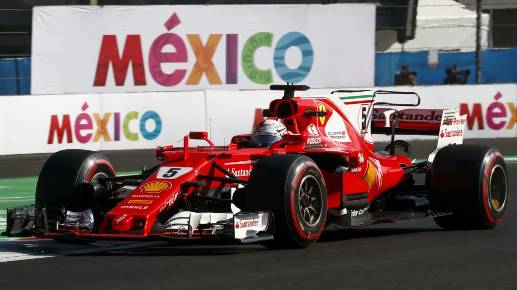 Sebastian Vettel z Ferrari