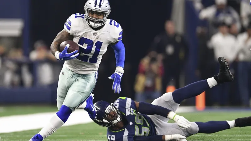 Ezekiel Elliott uniká obraně Seattlu