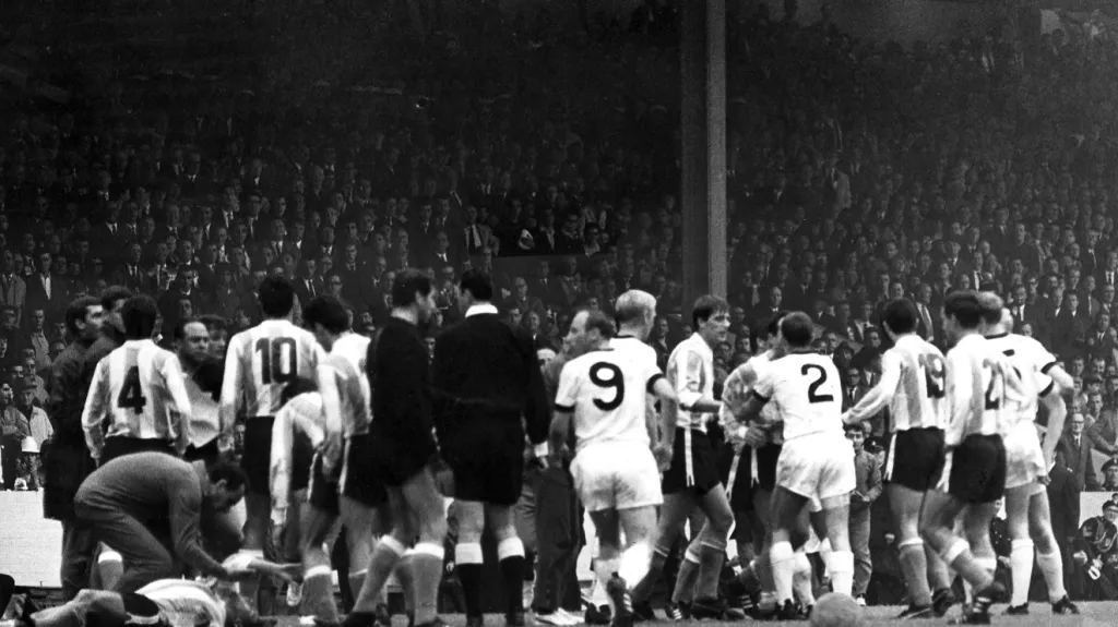 Německo - Argentina, MS 1966