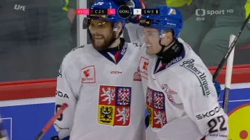 Gól v utkání Česko – Švédsko: Reichel – 4:1 (60. min.)