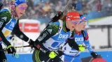 Sestřih štafety biatlonistek SP v Oberhofu