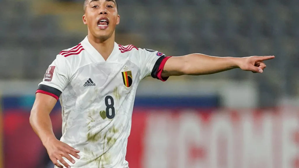Youri Tielemans v dresu belgické reprezentace