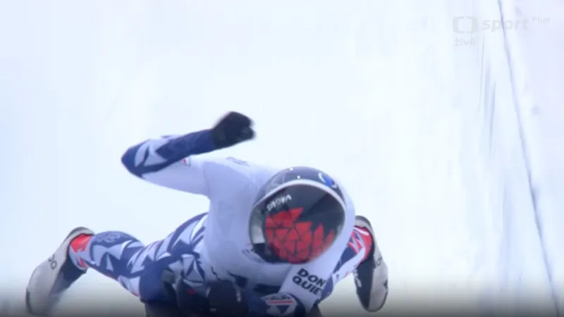 Jízda Anny Fernstädtové z 2. kola ve Winterbergu