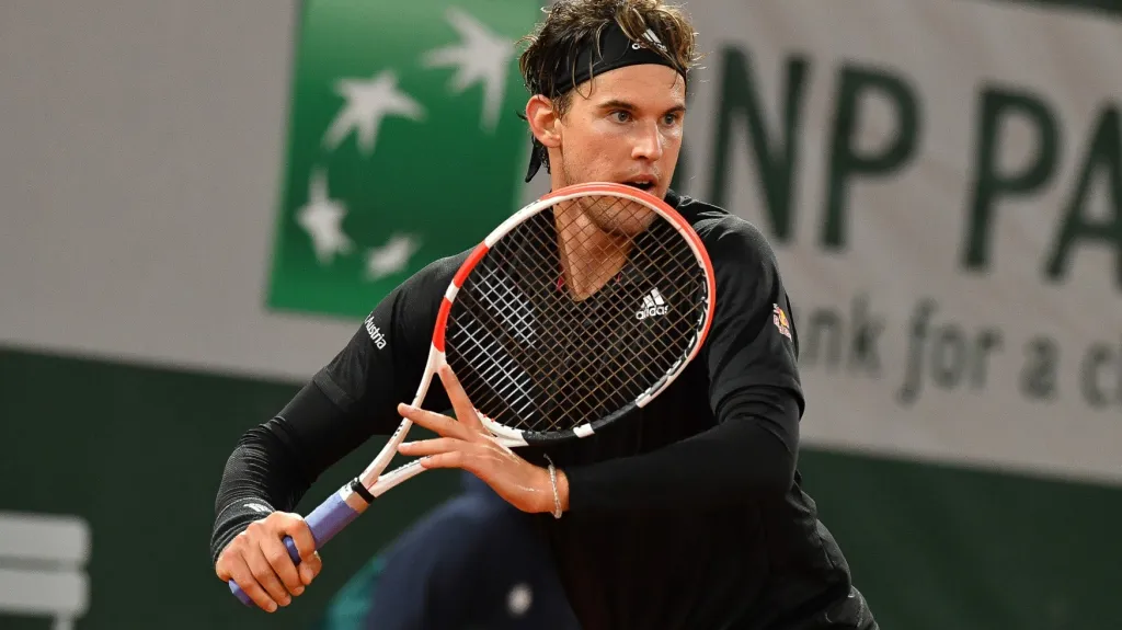 Dominic Thiem na Roland Garros