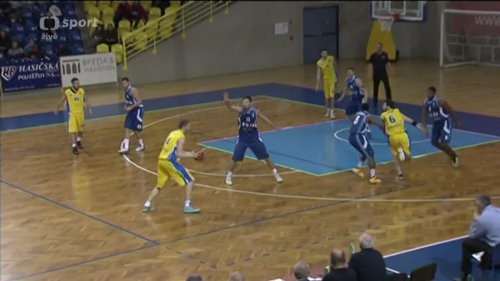 Sestřih basketbalového utkání Opava - Kolín