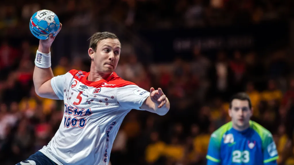 Hvězda norských házenkářů Sander Sagosen