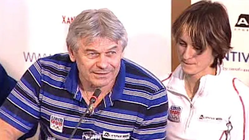 Petr Novák a Martina Sáblíková