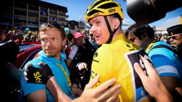 Spokojený Chris Froome