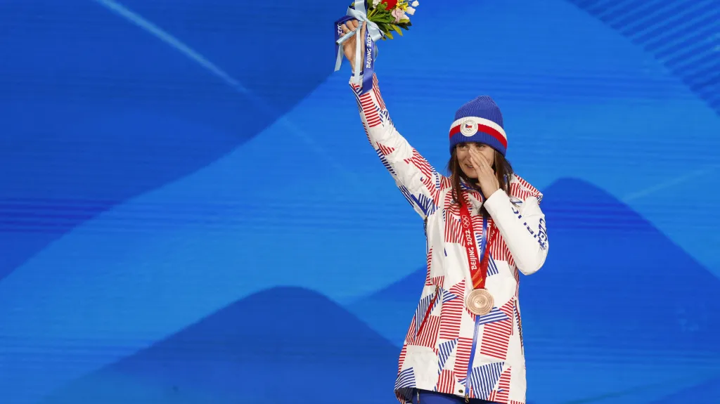 Martina Sáblíková s bronzem na olympijských hrách v Pekingu