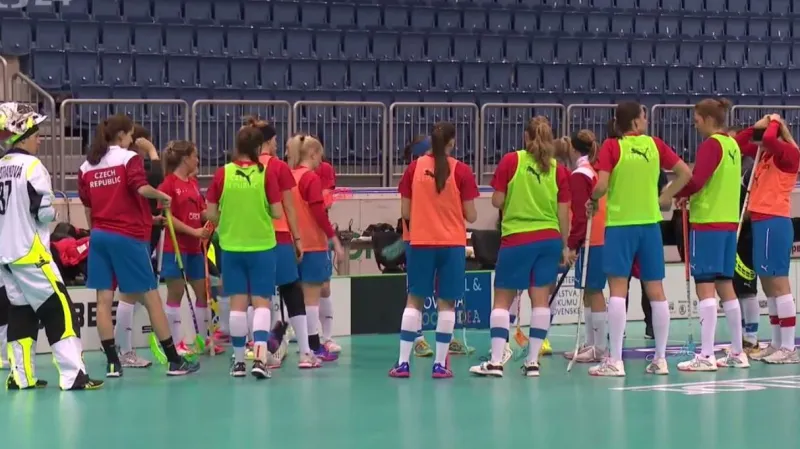 České florbalistky se připravují na vstup do mistrovství světa