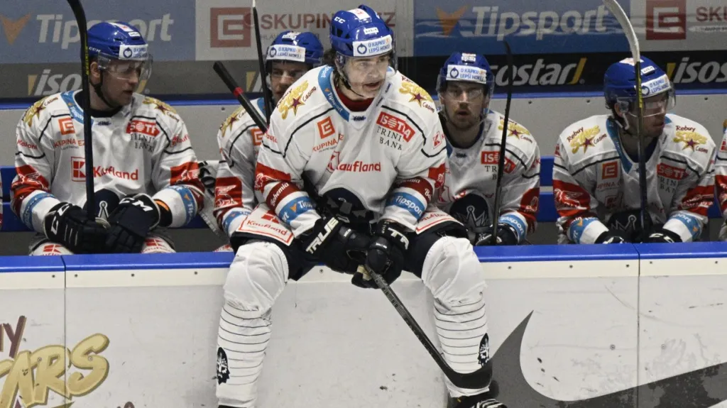 Jaromír Jágr na kladenské střídačce