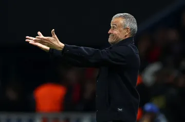 Trenér PSG Luis Enrique