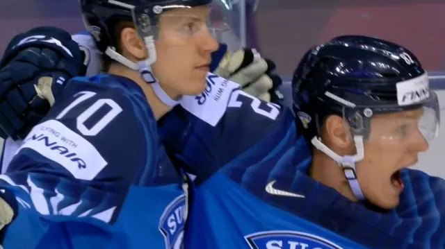 Gól v utkání Finsko – Švédsko: Mikkola – 1:0 (2. min.)