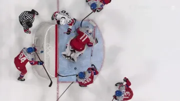 Gól v utkání Česko – Švýcarsko: Haas – 1:1 (9. min.)