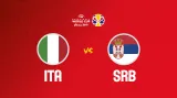 Sestřih utkání Itálie - Srbsko