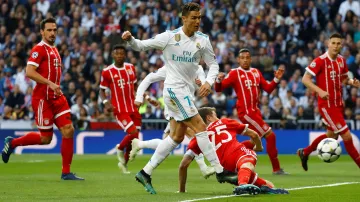 Utkání Real Madrid - Bayern Mnichov