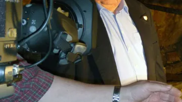 Z natáčení dokumentu Postavení mimo hru