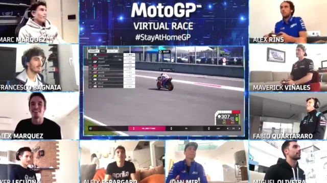 Jezdci MotoGP zasedli k počítačům, nejrychlejší byl Álex Márquez