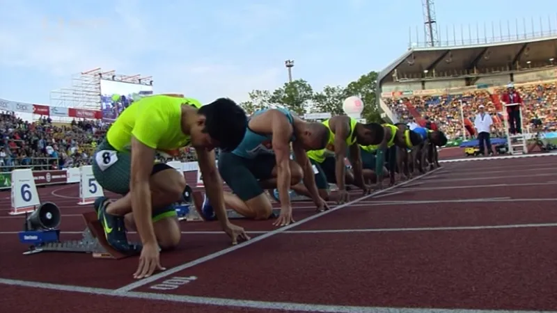 Záznam 100 metrů mužů