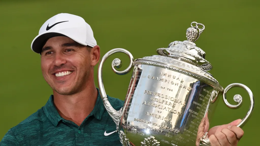 Brooks Koepka po vítězství na PGA Championship