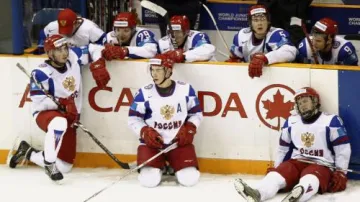 Poražení ruští hokejisté