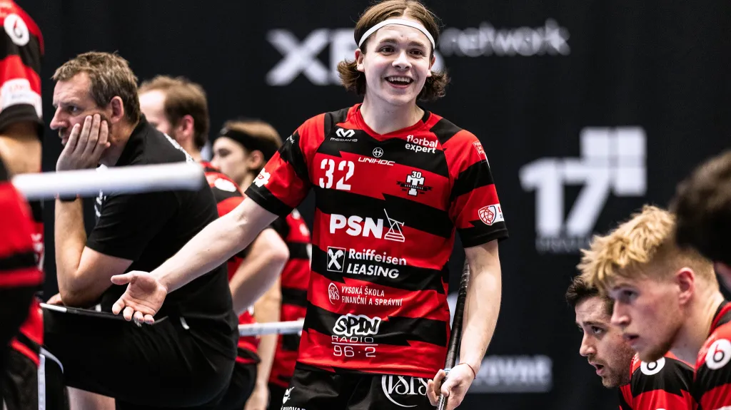 Martin Čermák v dresu Tatranu Střešovic