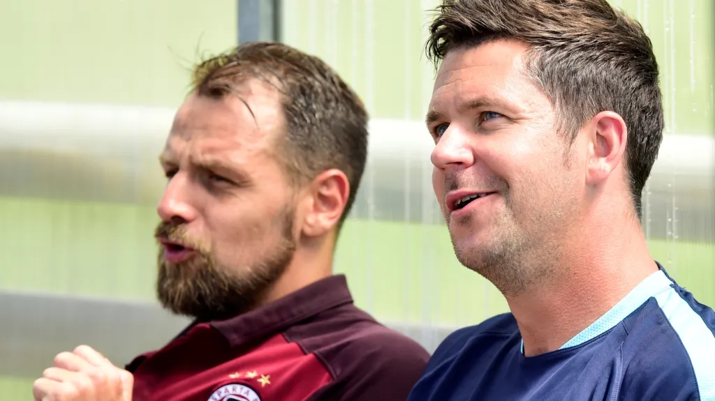 David Holoubek (vpravo) s Markem Matějovským